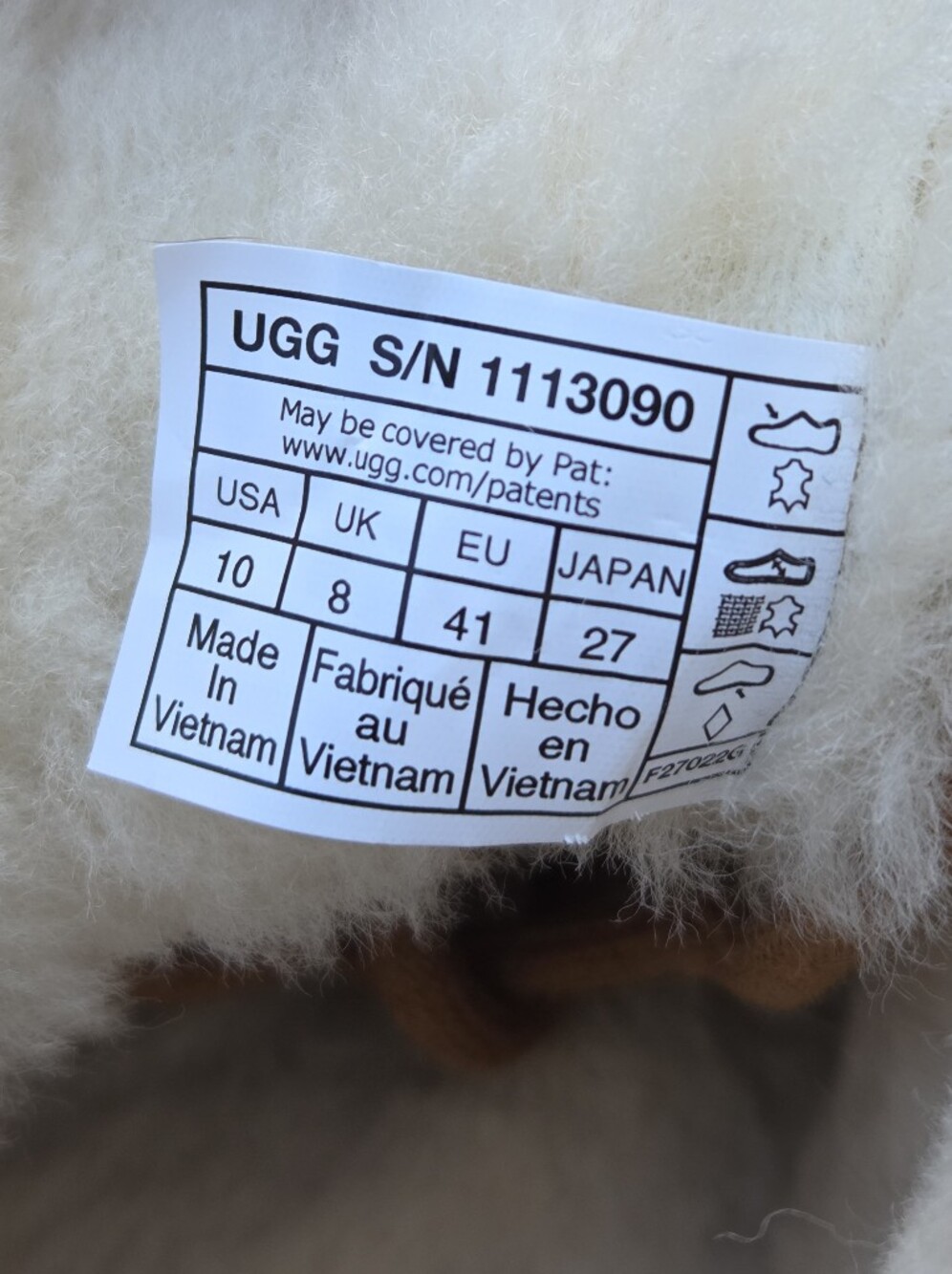 UGG Diara Boot Chestnut Suede Shearling Fur Cuffed Booties Women's Size 10 - Picture 10 of 13